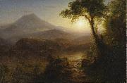 Frederic Edwin Church Tropical Scenery oil painting on canvas